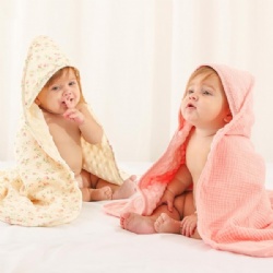 AB double-sided bean-shaped downy fabric bath towel