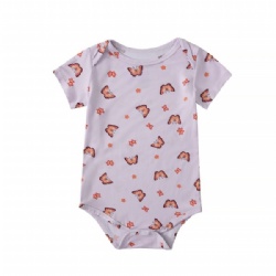 Bamboo baby short sleeved pullover for romper